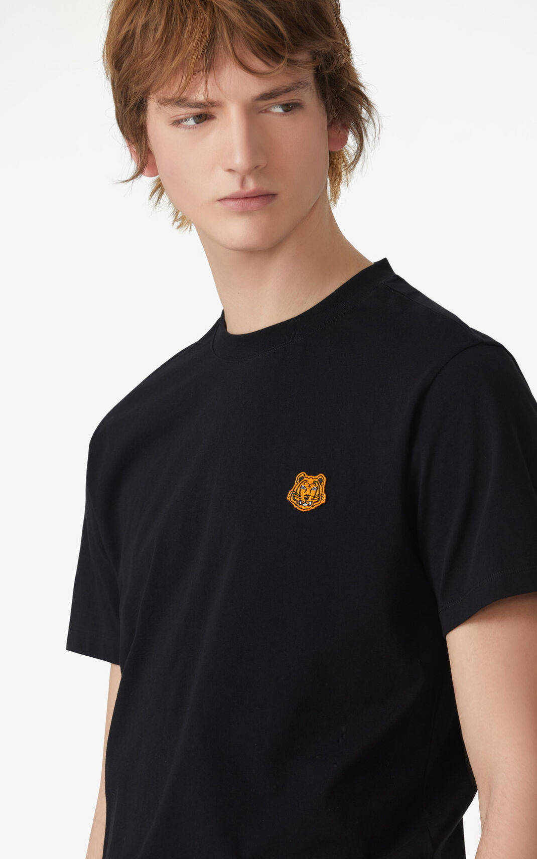 Camiseta Kenzo Tiger Crest Masculino - Pretas | 615NDKYJL